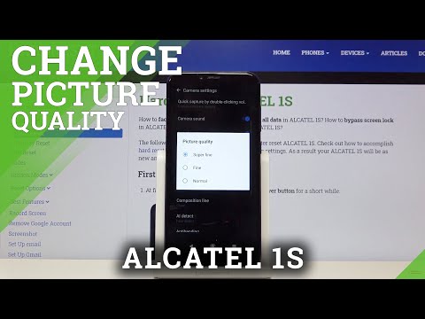 ALCATEL 1S & Photos Quality - Manage Camera Features