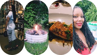 DAY POOL PARTY + BROTHER DINNER AT EDDIE V'S PRIME SEAFOOD  + ERRANDS & MORE | WEEKLY VLOG