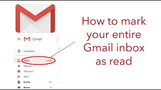 How to mark all your emails in Gmail as read | Mark your entire Gmail Inbox as Read