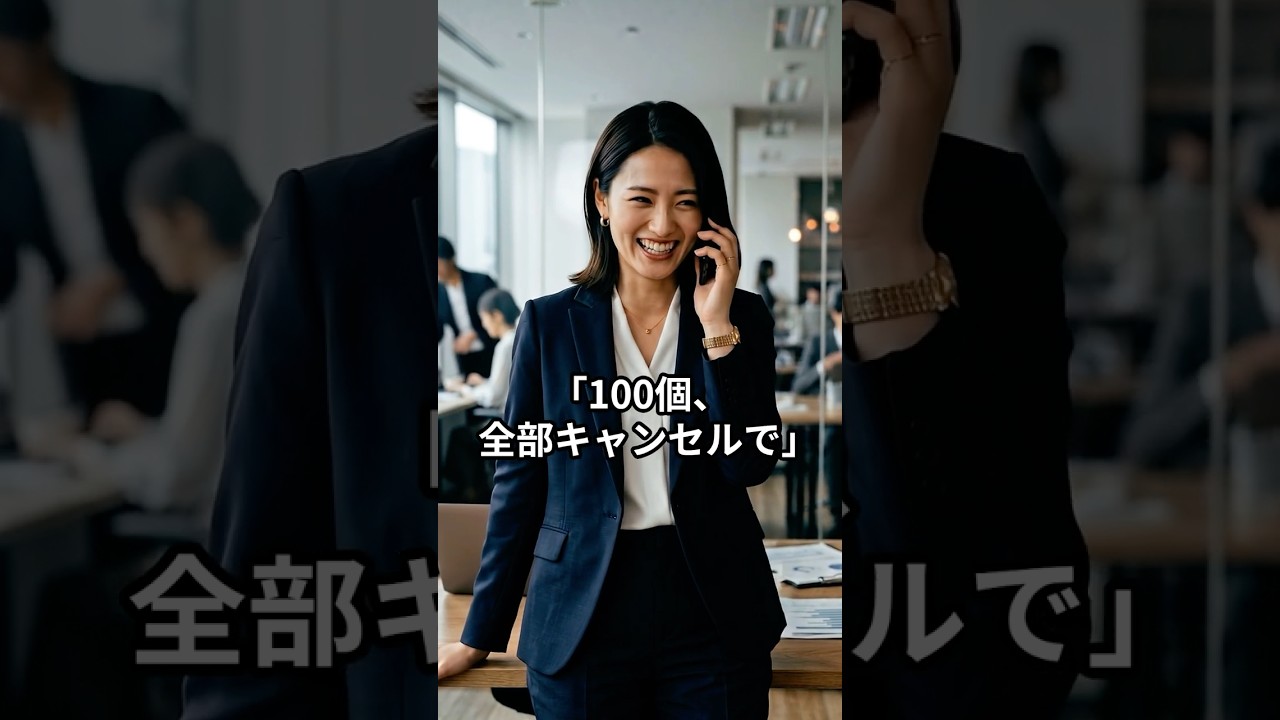 100個キャンセルした女の末路。1週間後、10億円を失った理由　＃60代,＃70代,＃シニア,＃スカッとする話,＃朗読,＃ドラマ