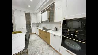 Неоклассическая угловая белая кухня Проект 55 фото 5