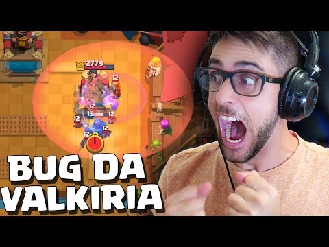 BUG DA VALKIRIA COM GLITCH  NO CLASH ROYALE