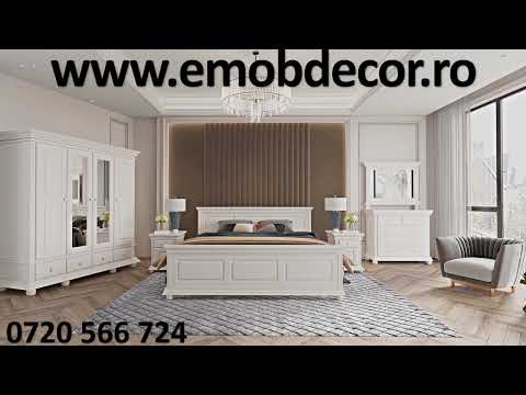 Mobila lemn masiv pentru Living si Dormitor - EMob Decor