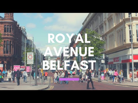 Royal Avenue - Belfast City Centre - Great for shopping! Video