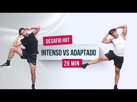 26min CARDIO HIIT para gastar 500 calorias — sem equipamentos, em casa 🔥