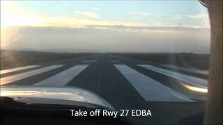 preview picture of video 'Cessna 172 EDBA - EDOU'