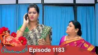 Priyamanaval Episode 1183, 30/11/18