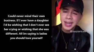 wipe them tears babygirl, you should know your perfect