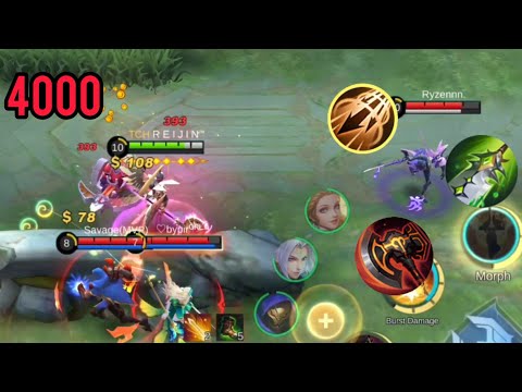 Freya War Angel with inspire spell broken damage😈 | Mobile legends