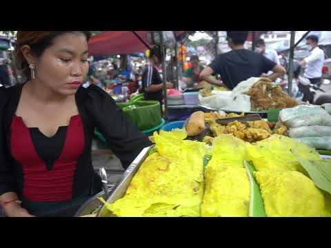 Cambodia Street Food Tour Type - Sort Noodle, Hot Pancake, Grill Beef & More @Tuol Tumpoung