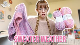 My Friends Convinced me to Knit a Sweater | PassioKnit Vlog