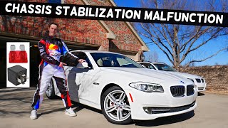 BMW CHASSIS STABILIZATION MALFUNCTION BMW F10 F11 BMW 528i 535i 520i 530i 550i 518d 520d 525d 530d 5