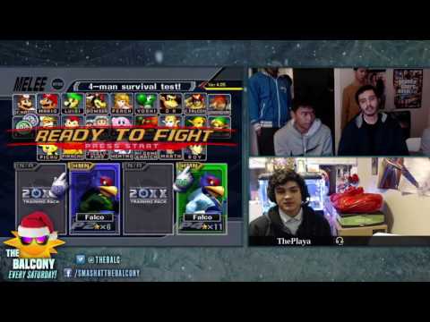 Melee @ the Balcony 77 - Losers Quarters ft. Luigi (Falco) VS Yung! (Falco)