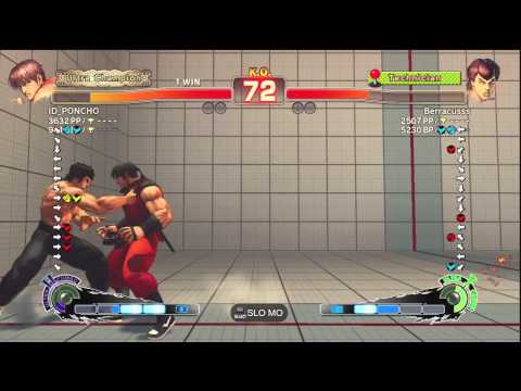 Exfalcon (Fei Long) vs ID_PONCHO (Guy) PSN Endless match 2