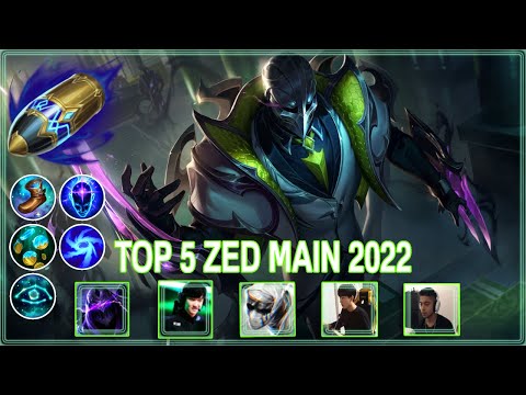 ZED MONTAGE - TOP 5 ZED MAIN 2022 l LOL SPACE
