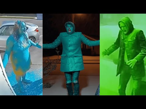 Instant Karma Paint Bombs vs Package Thieves 💥🎨 (Caught on Ring Camera)