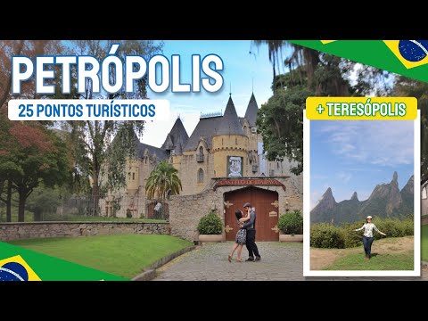 PETRÓPOLIS, RJ | O QUE FAZER em 25 pontos turísticos + Teresópolis! | 4K
