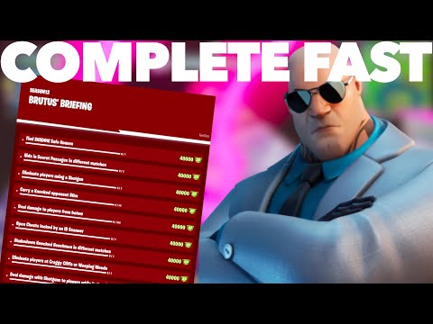 How to Complete Brutus Briefing Week 2 Challenges in Fortnite Season 2 Chapter 2 | Brutus Briefing