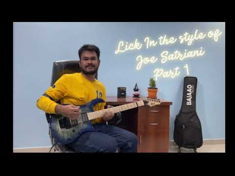 Lick In The Style Of Joe Satriani - Part 1