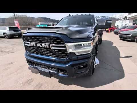 2024 Ram 3500 Big Horn 4x4 Crew Cab 8' Box in Blue for sale at Frontier Chrysler Dodge Jeep Ram Fiat Ltd. in Smithers, BC
