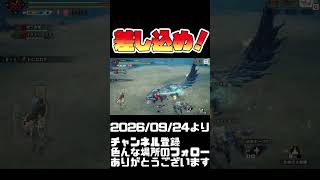 隙間が見つからない！攻撃の隙間です。 モンハンライズ サンブレイク#shorts 音楽：魔王魂 様