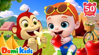 香蕉和蘋果🍌🍎 | 寶寶水果認知遊戲 | 幼兒飲食啟蒙 | 趣味互動兒歌🎵 | 寶貝多米