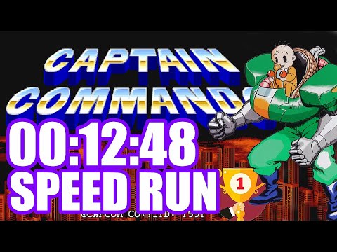 Captain Commando - BABY HEAD - SPEED RUN - 00:12:48 - Arcade game