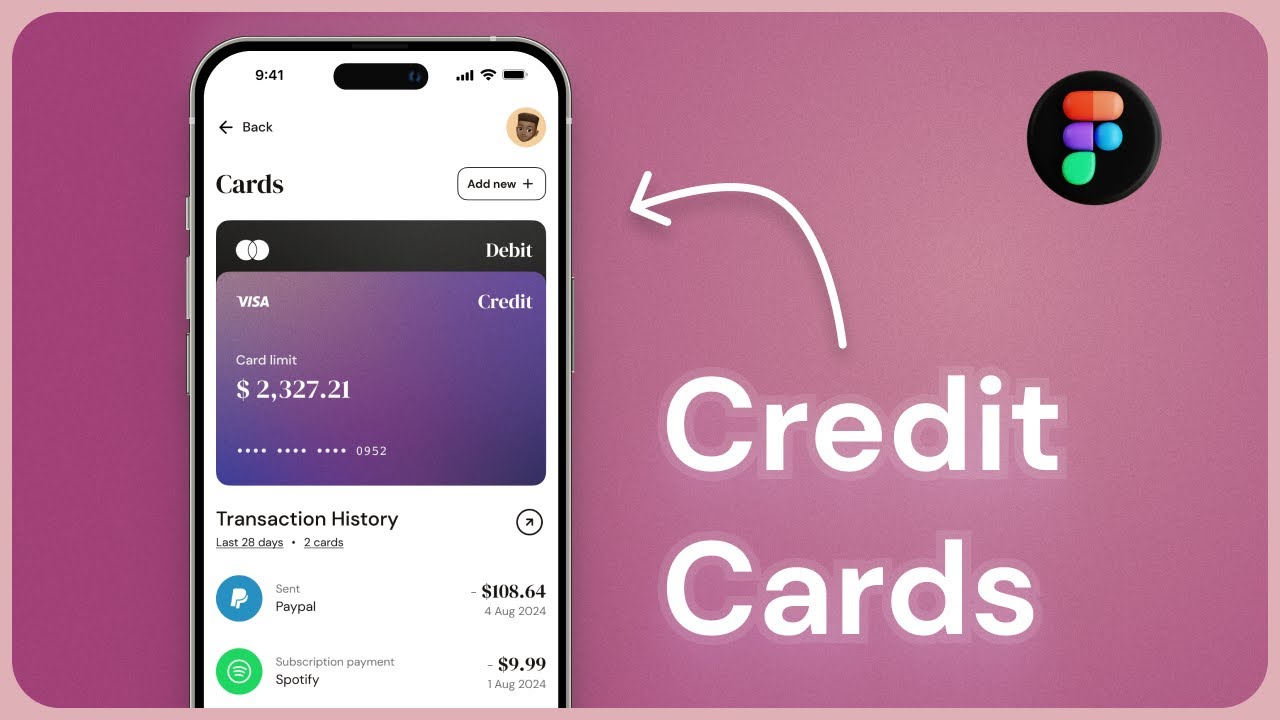 Mesh Gradient Credit Card Skins in Figma | Step-by-Step Tutorial