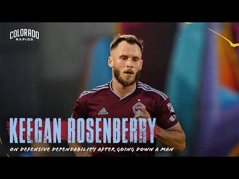 Rosenberry encouraged by Rapids' mentality, tempo against San Jose