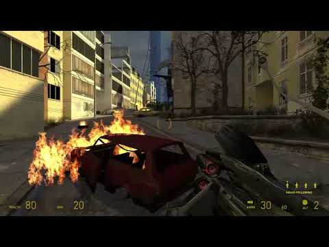 Half Life 2 crossing the crossfire