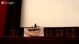 preview picture of video 'Streaming 5 APRILE 2014 Al Teatro dei Fluttuanti ARGENTA ospiti: Cittadini, Deputati, Senatori e...'