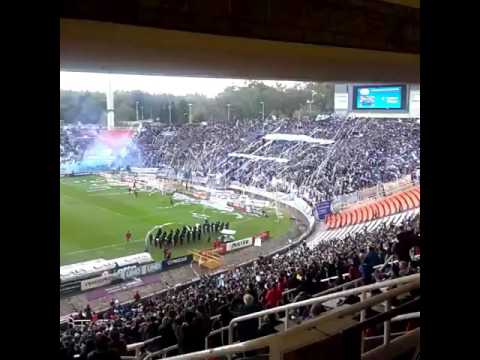 "Recibimiento de Godoy Cruz vs Belgrano 2016" Barra: La Banda del Expreso • Club: Godoy Cruz • País: Argentina