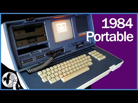 Osborne Portable Computer from 1984 - Unboxing and Looking Inside the Osborne Executive