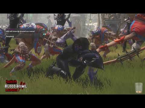 Blood Bowl 2 -  TBBL DARKEST ELVES Dark Elves MD2 vs. Skaven