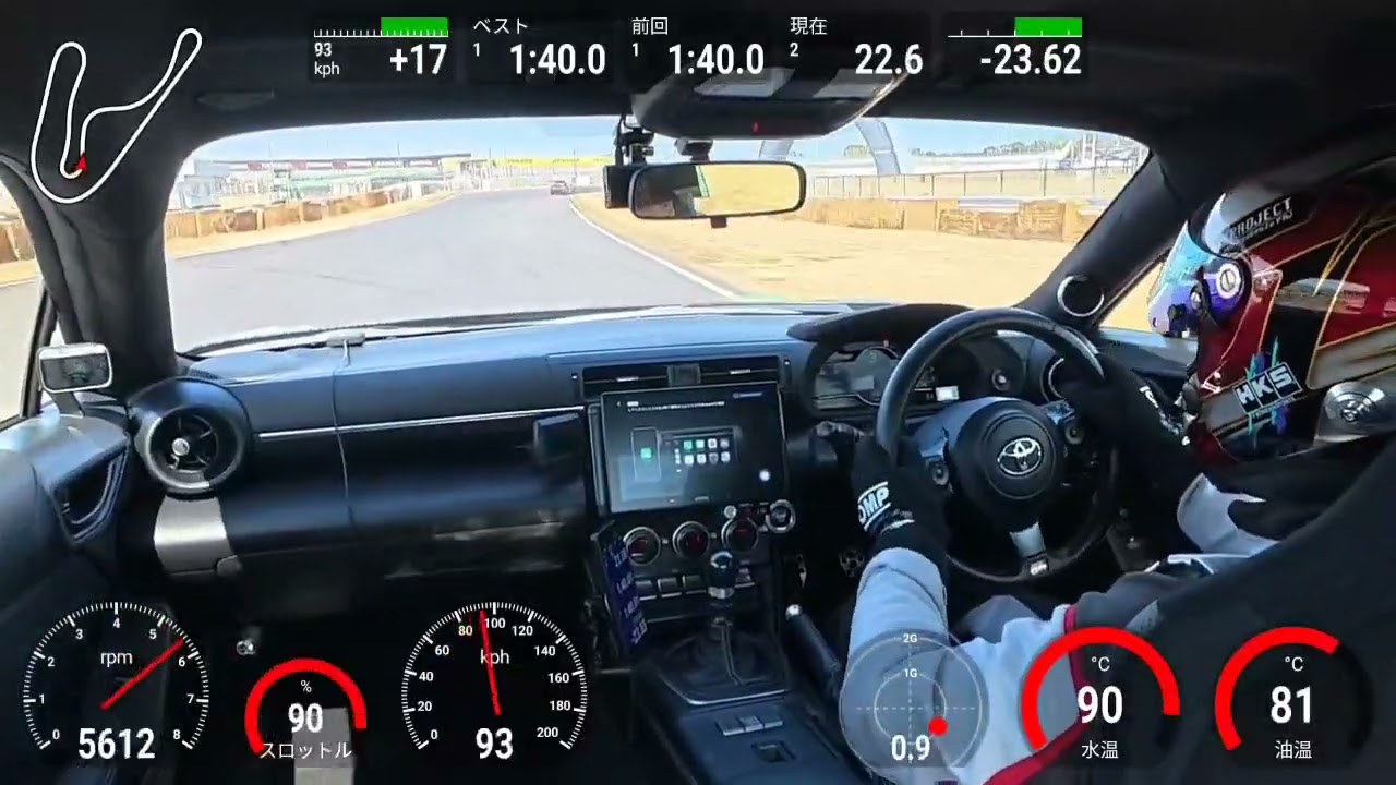 筑波サーキットコース2000 1'01.387 2026年のベストがこれで不完全燃焼🥲HKS HIPER CHALLENGE 2026年3月5日 GR86 タイムアタック