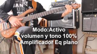 Video thumbnail for Washburn Taurus T-25 "test" (THE AWAKENING//Les Claypool) by Christian Llanos