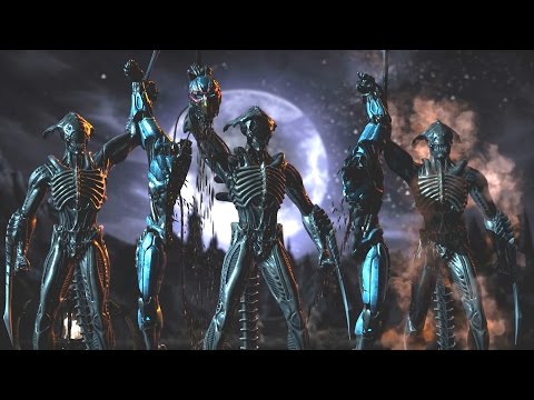 Mortal Kombat XL - Alien/Triborg Mesh Swap Intro, X Ray, Victory Pose, Fatalities, Brutalities Video