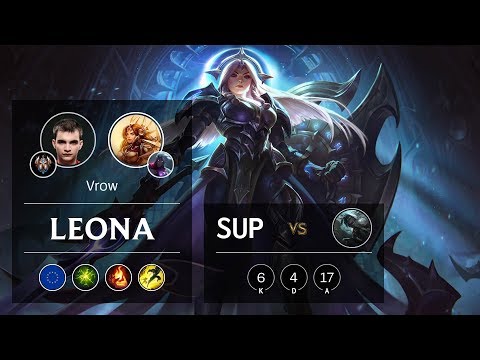 Leona Support vs Senna - EUW Challenger Patch 10.2