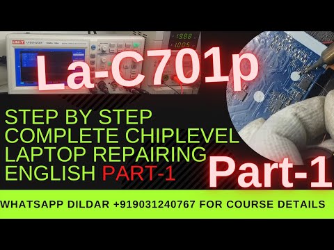 Chiplevel Laptop Repairing Training Practical Hp 15 No Light on DC Jack Dead Motherboard Part 1
