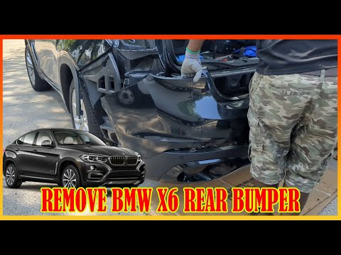 Remove Rear Bumper BMW X6