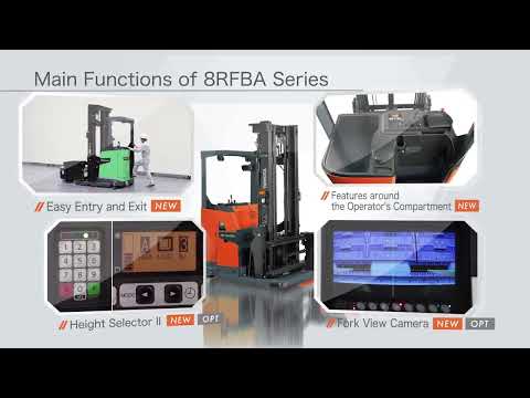 8RFBA Series | very Narrow Aisle Trucks | Toyota Material Handling | India