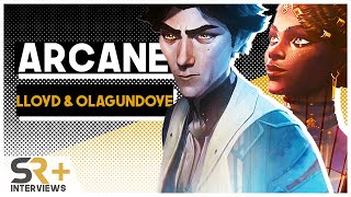 Harry Lloyd & Toks Olagundoye Interview: Arcane League of Legends video