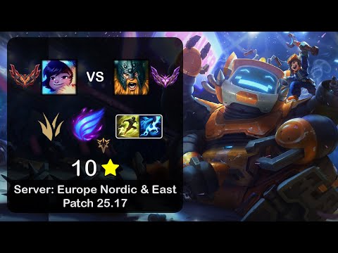 Nunu Jungle vs Olaf - EUNE GrandMaster - Patch 25.17