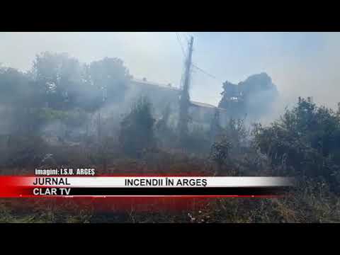 stire 06 08 2020 Incendii în Argeş