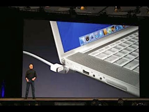 Steve Jobs introduces MagSafe Power Adapter