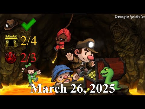 Spelunky Steam Daily Challenge - March 26, 2025