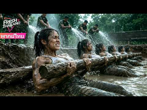 【พากย์ไทย】การฝึกสุดโหด! ทหารหญิงเข้าหน่วยรบพิเศษ ฝึกวิดพื้นในโคลน โดนฝึกอย่างหนัก!