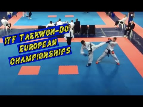 ITF Taekwondo Sparring European Championships  - England vs Wales/France/Russia (Konstantin Yurikov)