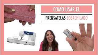 Cómo usar el prensatelas para sobrehilado