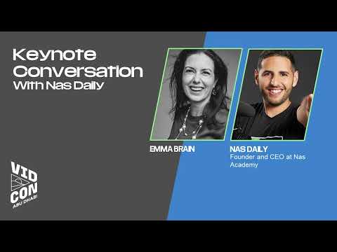 Keynote Conversation with Nas Daily | VidCon Abu Dhabi